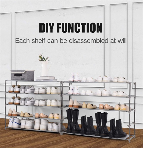 Shoe rack with cover